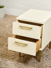 Load image into Gallery viewer, White Mid Century Cabinets