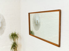 Load image into Gallery viewer, Tall mid-century Framed Mirror