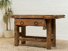 Load image into Gallery viewer, French utilitarian Rustic Antique Desk