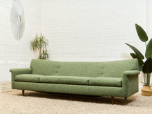 Load image into Gallery viewer, 1960’s Classic Mid Century sofa in Fern Olive