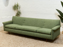 Load image into Gallery viewer, 1960’s Classic Mid Century sofa in Fern Olive