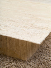 Load image into Gallery viewer, Travertine Coffee Table