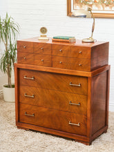 Load image into Gallery viewer, French Walnut Mid Century Dresser
