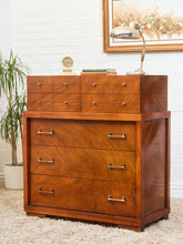 Load image into Gallery viewer, French Walnut Mid Century Dresser