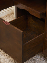 Load image into Gallery viewer, 1960s Mid Century Walnut Roll-Top Secretary Desk by Hooker