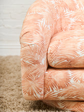 Load image into Gallery viewer, Peach Palm Leaf Pleated Chair