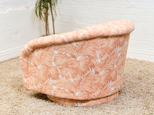 Load image into Gallery viewer, Peach Palm Leaf Pleated Chair
