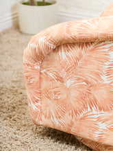 Load image into Gallery viewer, Peach Palm Leaf Pleated Chair
