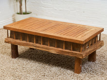 Load image into Gallery viewer, Rustic Handcrafted Teak Coffee Table