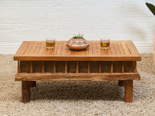 Load image into Gallery viewer, Rustic Handcrafted Teak Coffee Table