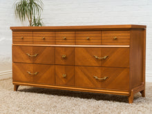 Load image into Gallery viewer, Chevron 1950’s Mahogany dresser