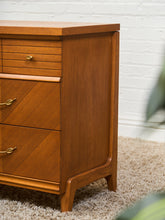 Load image into Gallery viewer, Chevron 1950’s Mahogany dresser