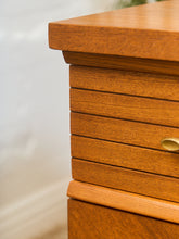 Load image into Gallery viewer, Chevron 1950’s Mahogany dresser