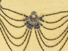 Load image into Gallery viewer, Art Deco French Jet Black Glass Bead Necklace