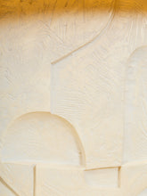 Load image into Gallery viewer, Sculptural Textured Ceramic Lamp with Linen Shade