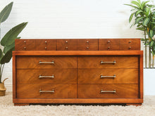 Load image into Gallery viewer, French Walnut Mid Century Dresser