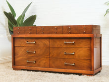 Load image into Gallery viewer, French Walnut Mid Century Dresser
