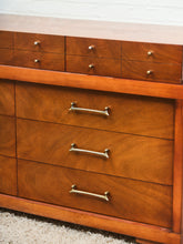 Load image into Gallery viewer, French Walnut Mid Century Dresser