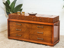 Load image into Gallery viewer, French Walnut Mid Century Dresser
