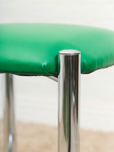 Load image into Gallery viewer, 1970’s Chrome Kelly Green Stools
