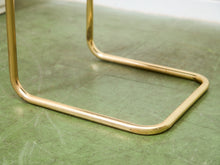 Load image into Gallery viewer, Set of Six Plum Velvet & Brass 70’s Deco Revival Dining Chairs