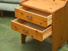 Load image into Gallery viewer, Pine 1970’s Western Nightstand