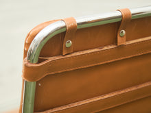 Load image into Gallery viewer, Chrome Ribbed Lounge Chair