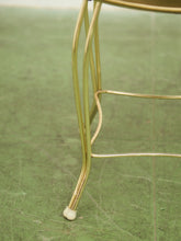 Load image into Gallery viewer, Vintage 1960’s Gold Vanity Stool
