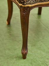 Load image into Gallery viewer, Louis XV-Style Leopard Velvet Armchair