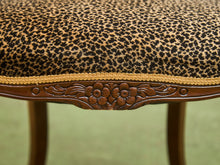 Load image into Gallery viewer, Louis XV-Style Leopard Velvet Armchair