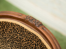 Load image into Gallery viewer, Louis XV-Style Leopard Velvet Armchair