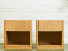 Load image into Gallery viewer, White Top Blonde Nightstands