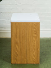 Load image into Gallery viewer, White Top Blonde Nightstands