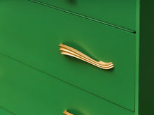 Load image into Gallery viewer, Kelly Green Vintage Highboy Gold Hardware