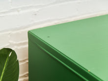 Load image into Gallery viewer, Kelly Green Vintage Highboy Gold Hardware