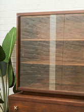 Load image into Gallery viewer, Mid-Century Modern Hutch Cabinet in Walnut