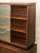 Load image into Gallery viewer, Mid-Century Modern Hutch Cabinet in Walnut