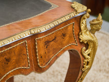 Load image into Gallery viewer, 19th Century Antique Louis XV Style Bureau Plat Writing Table Bronze