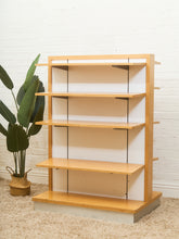 Load image into Gallery viewer, Double Sided Vintage Retail Shelf