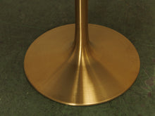 Load image into Gallery viewer, Gold Base Walnut Top Dining Table