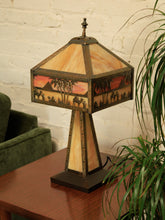 Load image into Gallery viewer, Meyda Tiffany Camel Mission 20" Tall Buffet Table Lamp
