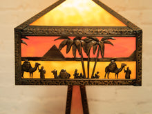 Load image into Gallery viewer, Meyda Tiffany Camel Mission 20" Tall Buffet Table Lamp