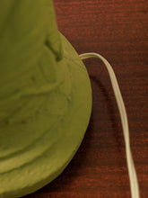 Load image into Gallery viewer, Bamboo Green Ceramic Lamp w/ Rectangle Shade