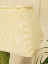 Load image into Gallery viewer, Bamboo Green Ceramic Lamp w/ Rectangle Shade