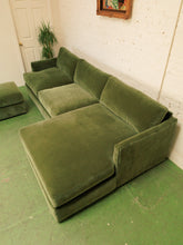 Load image into Gallery viewer, Michonne Sofa with Chaise and Ottoman