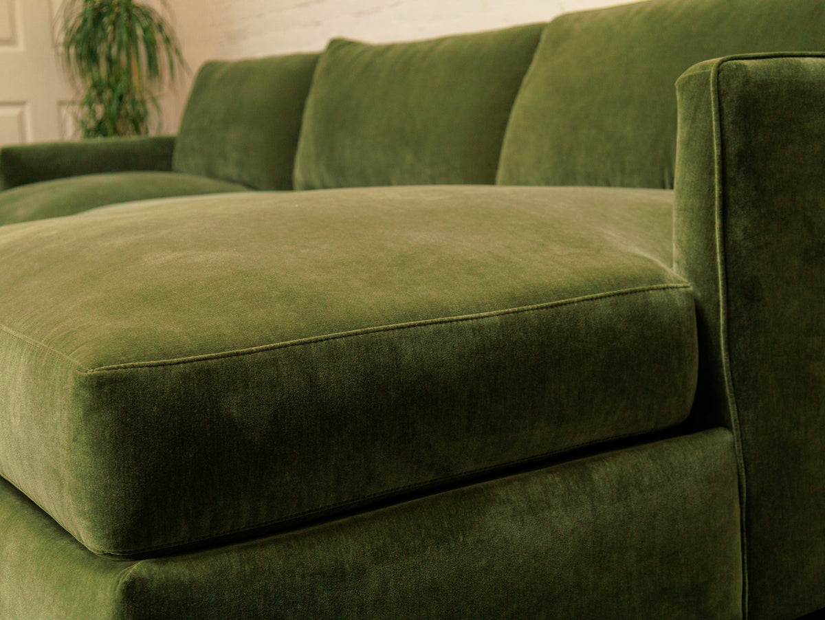 Michonne Sectional Sofa with Cuddle Chaise and Ottoman in Amici