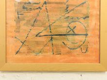 Load image into Gallery viewer, Orange Abstract Modern Art Design