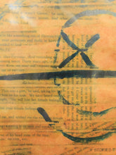 Load image into Gallery viewer, Orange Abstract Modern Art Design