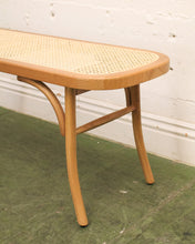 Load image into Gallery viewer, Rattan Bench