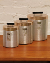 Load image into Gallery viewer, 3 piece Vintage Canister Set